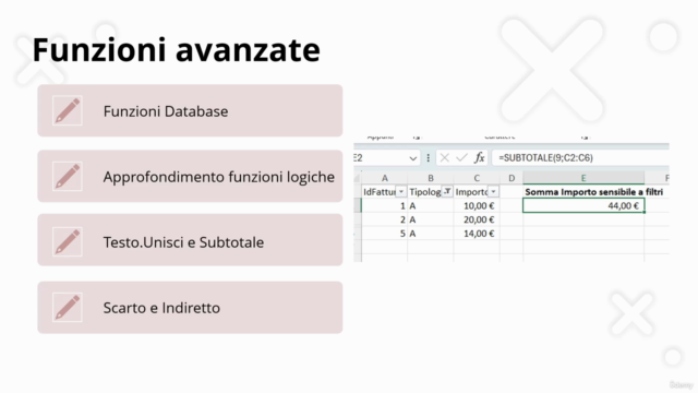 Masterclass Formule, Tabelle Pivot e Power Query su Excel – Screenshot 2