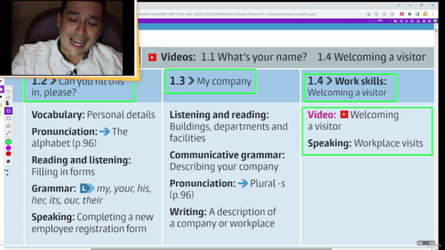 Inglés ambito laboral de negocios y habilidades comerciales – Screenshot 1