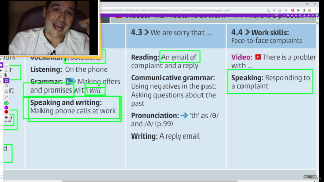 Inglés ambito laboral de negocios y habilidades comerciales – Screenshot 3