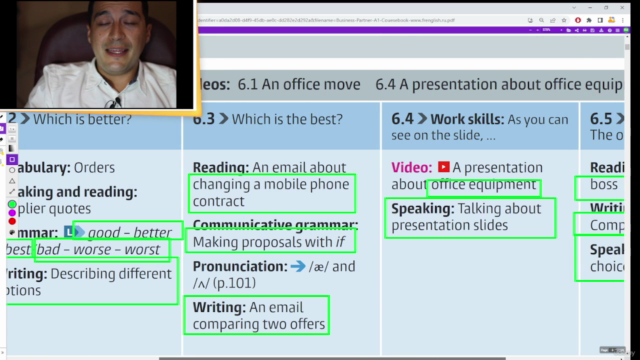 Inglés ambito laboral de negocios y habilidades comerciales – Screenshot 4