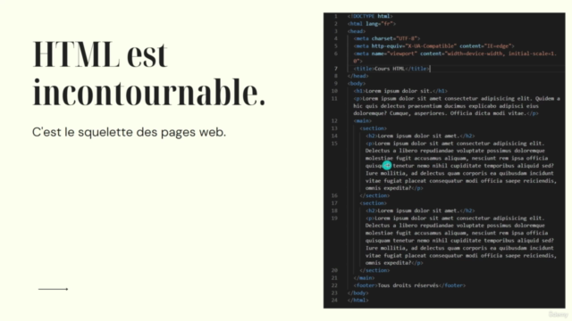 HTML en partant de zéro – Screenshot 1