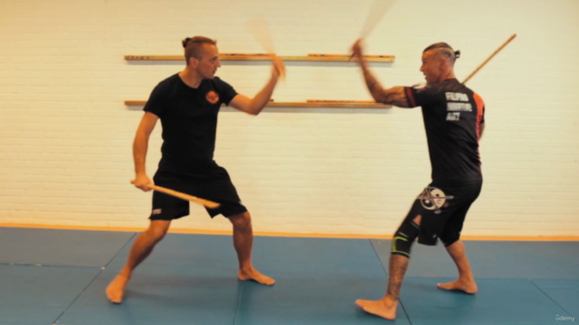 Basic Stick fighting - Single stick drills for two – Screenshot 2
