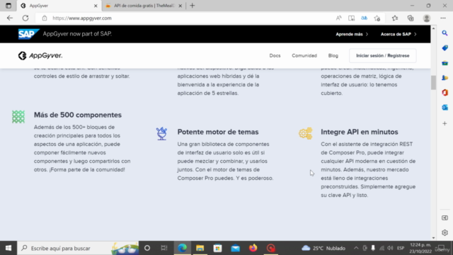 Crear un banco de recetas sin código con AppGyver – Screenshot 4