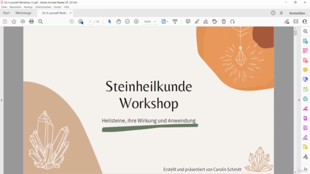 Einführung in die Kraft der Heilsteine – Screenshot 1