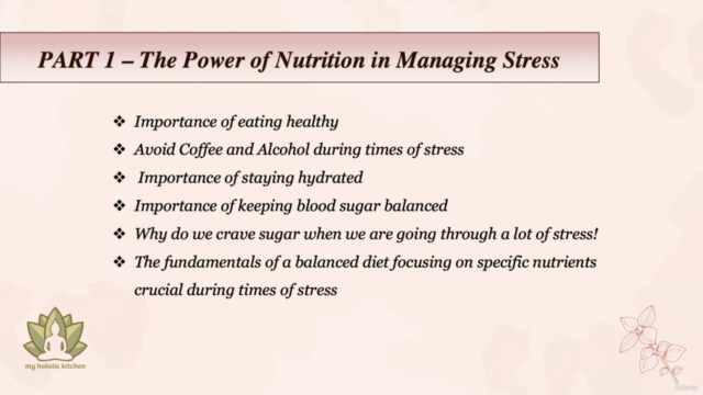 Stress Management #3 The Power of Nutrition, Exercise, Sleep – Screenshot 3