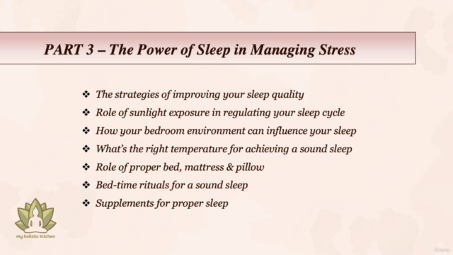 Stress Management #3 The Power of Nutrition, Exercise, Sleep – Screenshot 4
