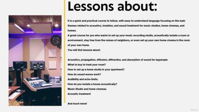 Beginner's guide to acoustic treatment and isolation. – Screenshot 1