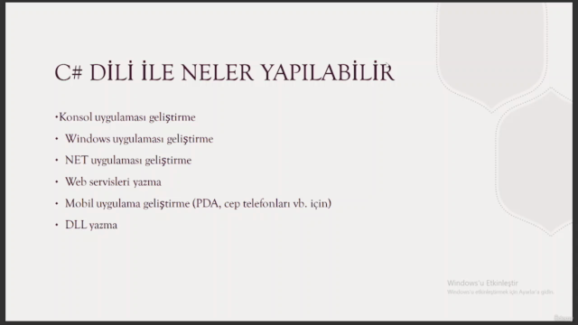 C#| Nesne Tabanlı Programlama ile Sıfırdan Uygulama Tasarımı – Screenshot 3