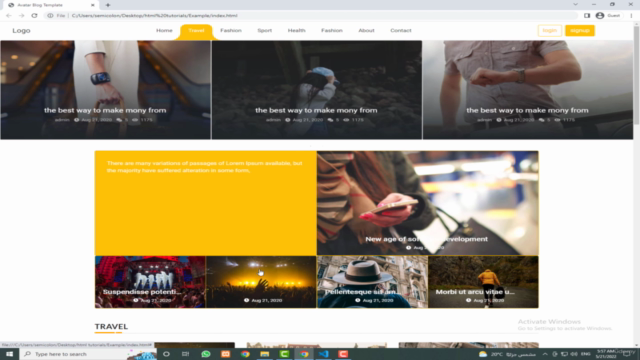تعلم لغه HTML 5 بالعربيه – Screenshot 3