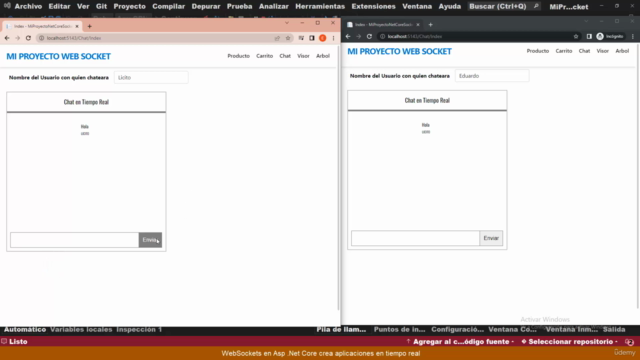 WebSocket en Asp .Net Core crea aplicaciones en tiempo real - Screenshot_02