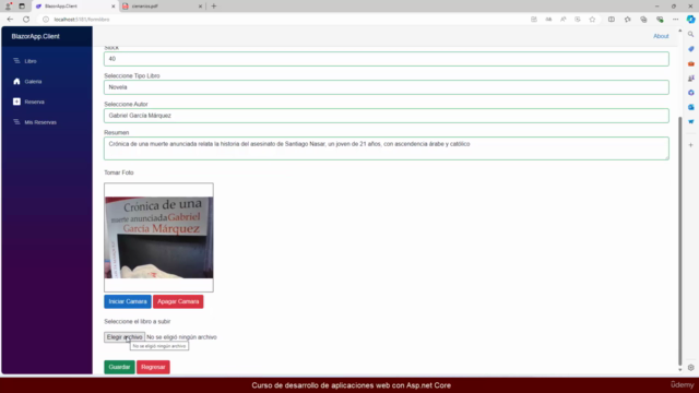 .Net 9 crea aplicaciones Web en net core con Blazor – Screenshot 2