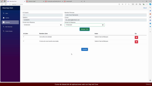 .Net 9 crea aplicaciones Web en net core con Blazor – Screenshot 4