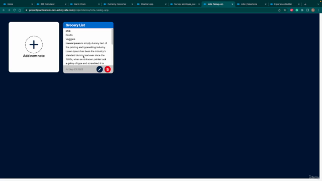 Build 7 Real-Time Salesforce(LWC) Projects + Bonus Project – Screenshot 2