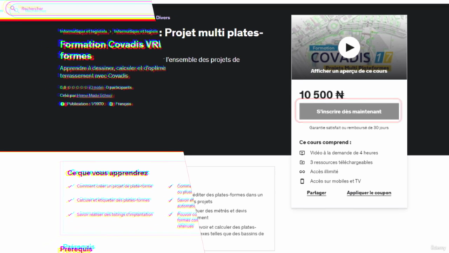 Formation Covadis VRD : Projet multi plates-formes – Screenshot 4