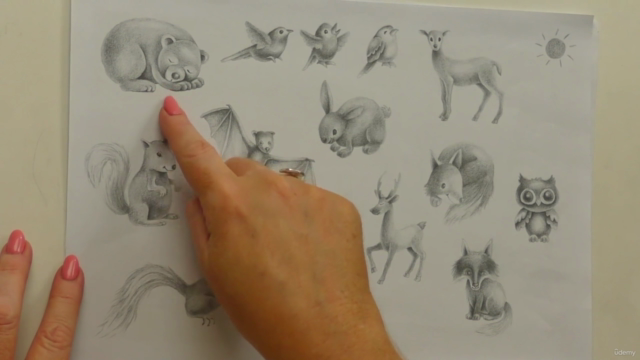 Draw in 60 Seconds: Woodland Animals – Screenshot 3