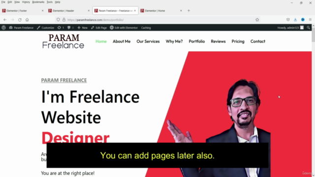 WordPress : Create Professional website - Web Design Course – Screenshot 1