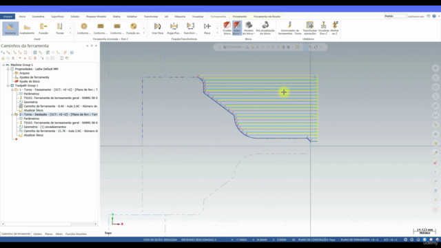 Programação de Torno CNC com Mastercam – Screenshot 3