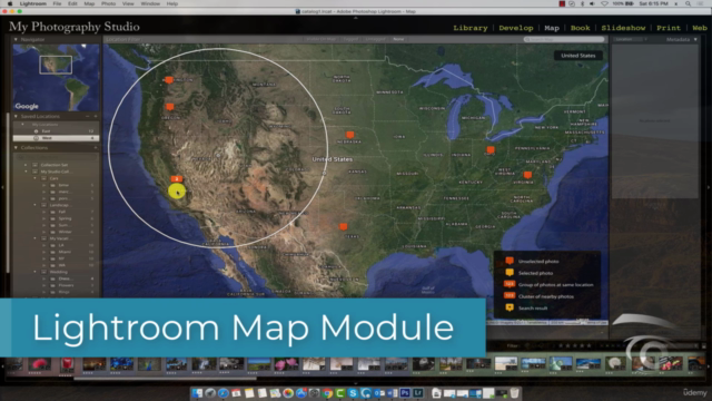 Adobe Lightroom Classic CC: The Map & Book Module – Screenshot 2
