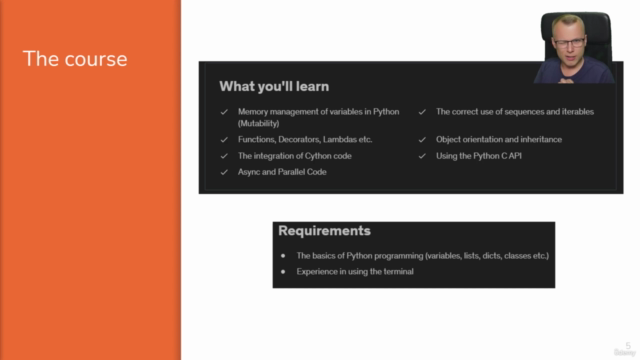 Intermediate Python: Memory, Decorator, Async, Cython & more – Screenshot 2