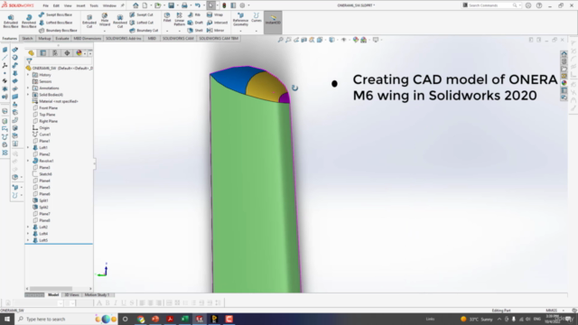 CFD analysis of ONERA M6 wing - Part 1 Geometry modeling - Screenshot_02