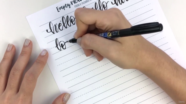 Anyone Can Brush Letter: Modern Calligraphy For Beginners – Screenshot 4