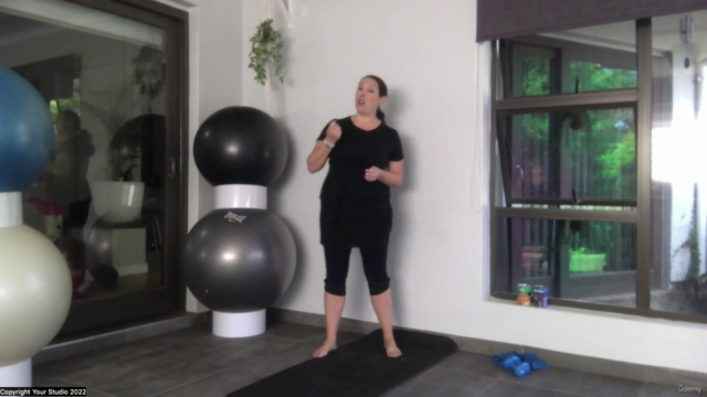 Pilates Classes using the Band, Wall & Light Weights – Screenshot 1