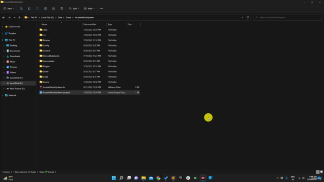 Make Arcade Vehicle System Unreal Engine C++ (beginner- pro) – Screenshot 1
