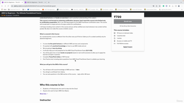 AWS for Beginners - The Ultimate Foundational Course – Screenshot 4