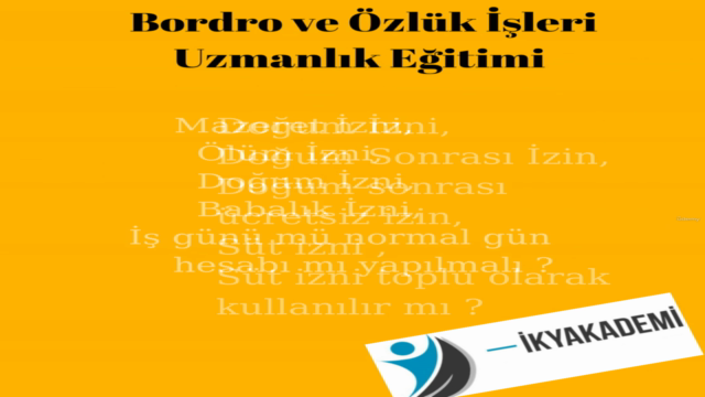 Bordro ve Özlük İşleri Uzmanlık Eğitimi – Screenshot 1