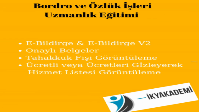 Bordro ve Özlük İşleri Uzmanlık Eğitimi – Screenshot 3
