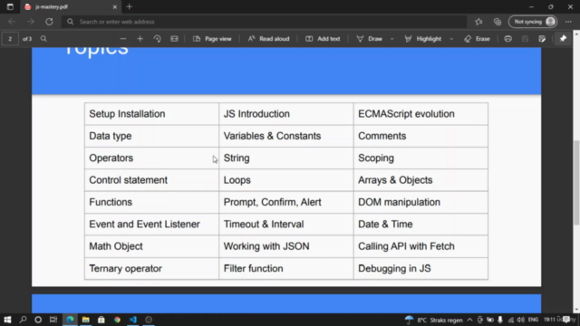 Practical JavaScript & TypeScript Mastery with Projects – Screenshot 1