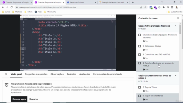 Crie sites Responsives e Completos do Zero com HTML5 e CSS3 - Screenshot_04