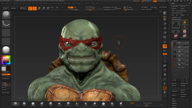 Complete introduction to ZBrush: Volume 1. Your first start. – Screenshot 4