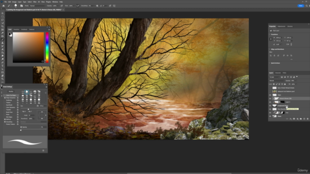 Photobashing and Digital Painting "The Dance of the Fairy" – Screenshot 3