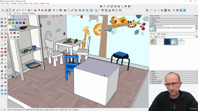 Sketchup 2021/2022 - Atelier N° 1 – Screenshot 2