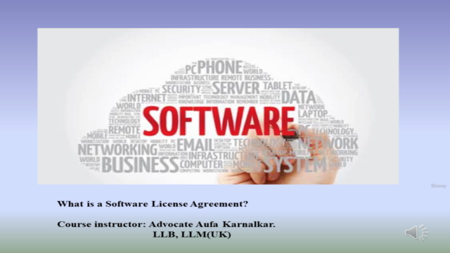What is a Software License Agreement. - Screenshot_01
