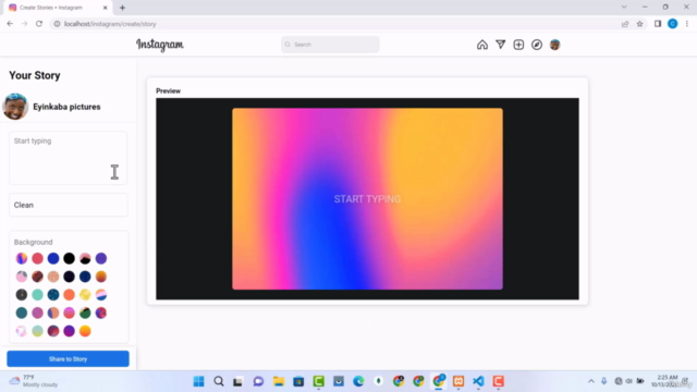 Build Instagram Clone using PHP,MYSQL +Js – Screenshot 1