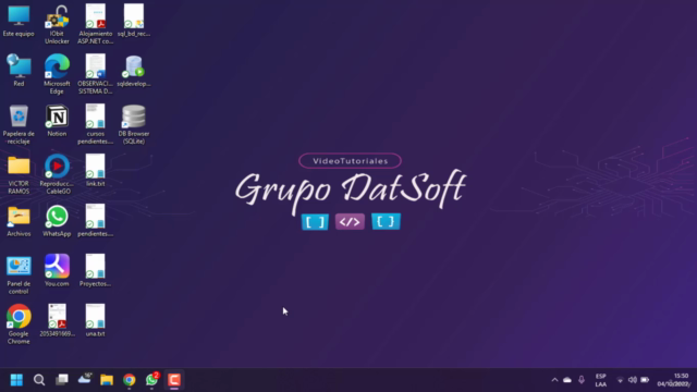 Curso de Base de Datos SQLite – Screenshot 1