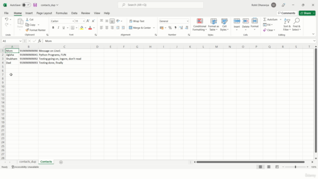 Automate Things With Python: WhatsApp Automation – Screenshot 1