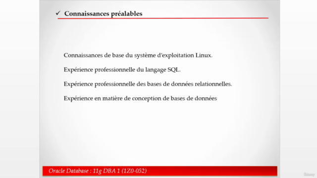 Formation Oracle "DBA 1" préparation de Certif (Z0-052) – Screenshot 1