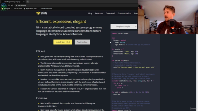 Nim Programming Language – Screenshot 1