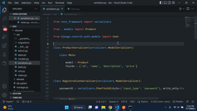 Python Django: REST API Crash Course for Beginners - 2025 – Screenshot 2