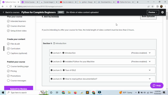 Python for Complete Beginners – Screenshot 4