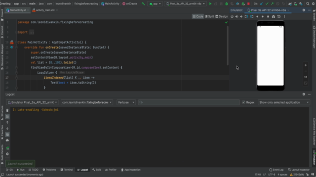 Android app development: fixing bugs before creating them – Screenshot 3