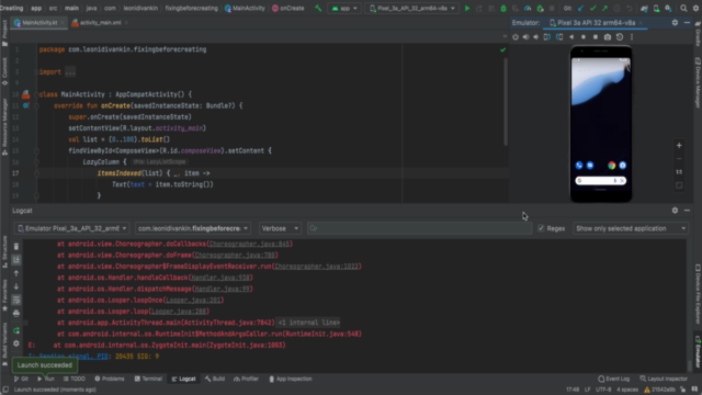 Android app development: fixing bugs before creating them – Screenshot 4