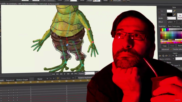 Armado de personaje y Rigging con Moho Pro – Screenshot 4