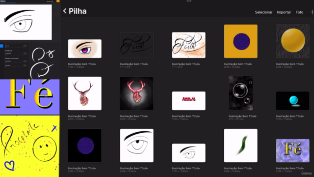 Curso de Procreate no iPad: do Zero - Iniciante ao Avançado – Screenshot 1