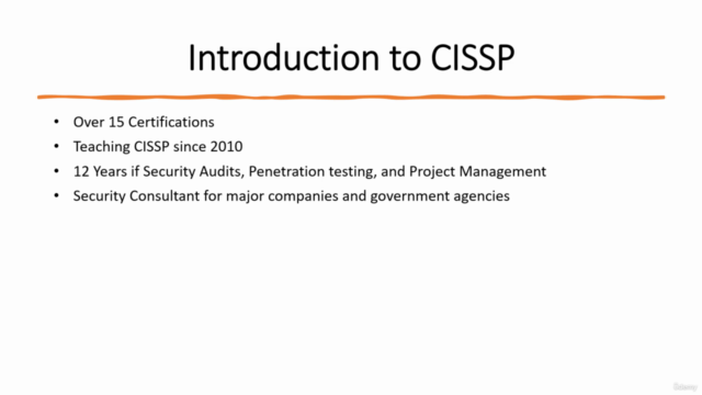 CISSP Certification Introduction and Exam Tips – Screenshot 1