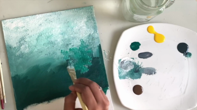 Sunrays In Forest - Acrylic Painting For Beginners – Screenshot 3