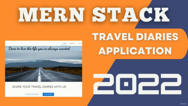 MERN Stack Advanced Travel Diaries Blog Project (2022) – Screenshot 1